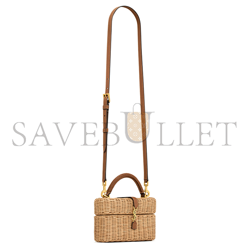 YSL GABY VANITY BAG IN OSIER 837987GAAFV2080 (18*11*6.5cm) YSL GABY VANITY BAG IN OSIER 837987GAAFV2080 (18*11*6.5cm)